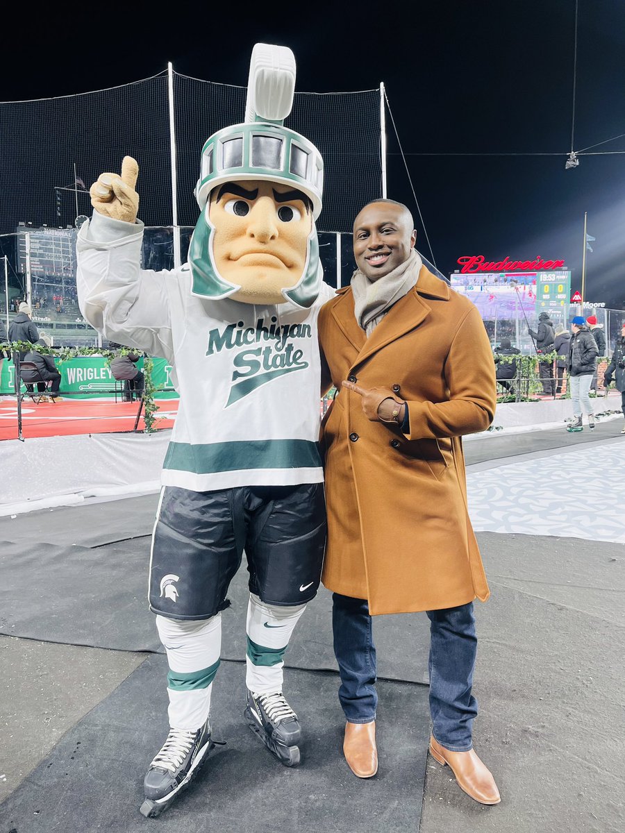 Thank you <a href="/BigTenNetwork/">Big Ten Network</a> for having me. Go Green!