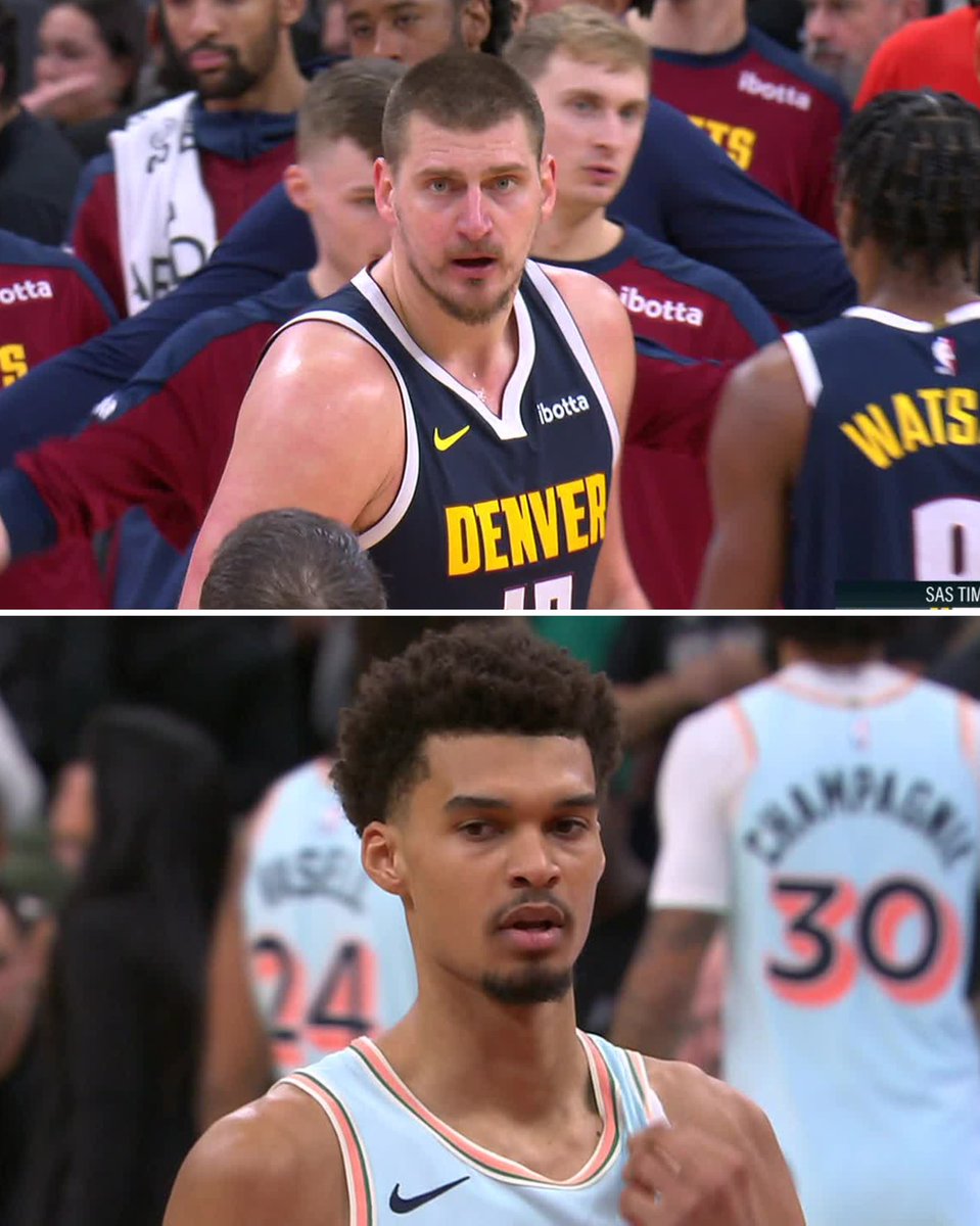 BleacherReport's tweet image. WEMBY’S 23 &amp;amp; 20 WASN’T ENOUGH FOR THE JOKER’S 46, 10 AND 9 😤

DENVER GOT THEIR REVENGE 🔥