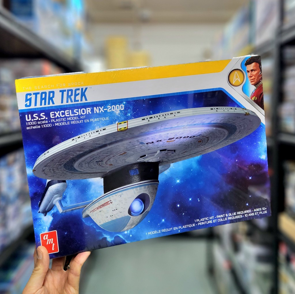 hearnshobbies's tweet image. Step into the future with the U.S.S. Excelsior model kit! 🚀 

The perfect gift for any Star Trek fan, model enthusiast, or collector.

#startrekmodel #scalemodelkits #startrekfans #modelkits