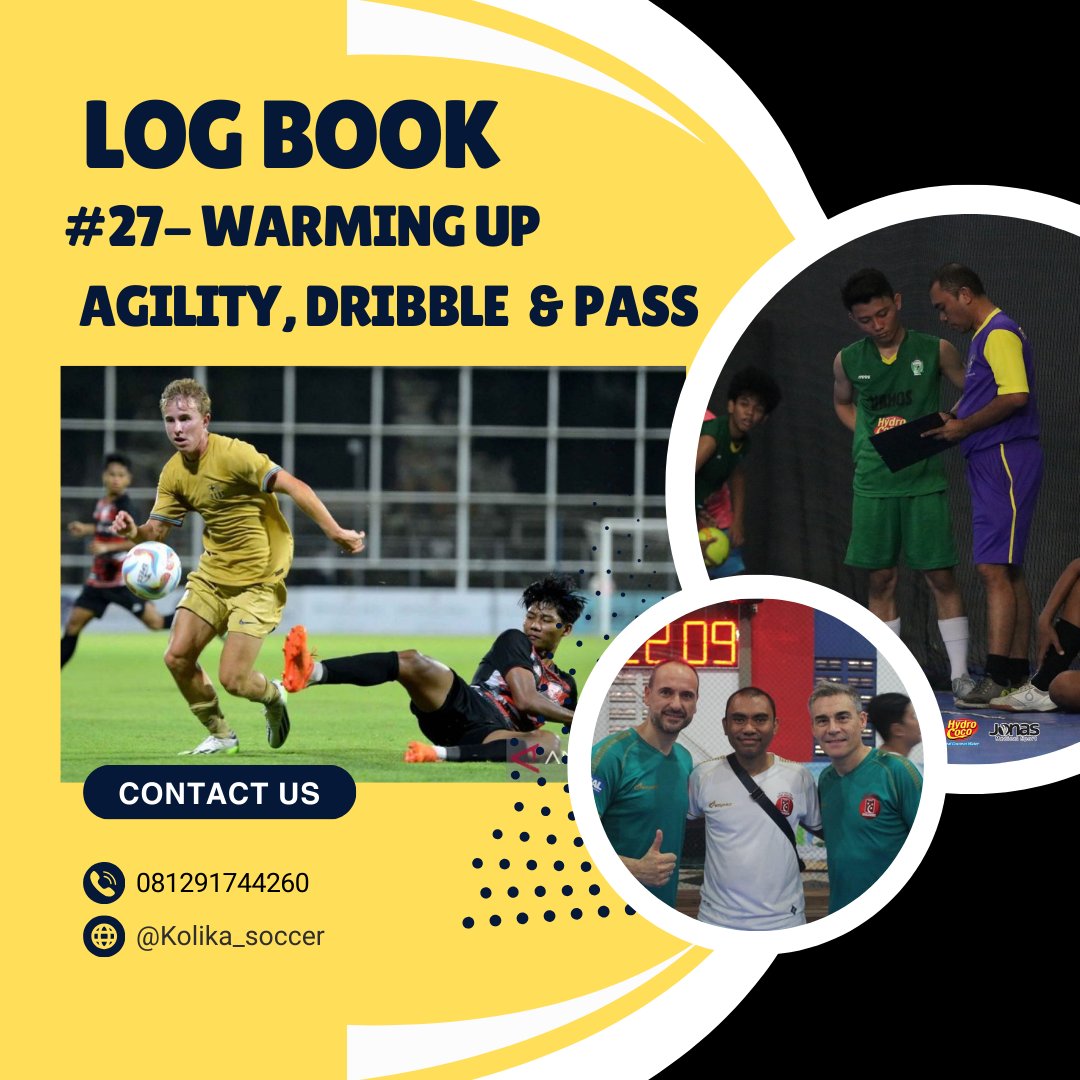 Check this channel Log Book Warming Up Agility, Dribble and Pass click this link youtu.be/sKuXm9WYx54  And Please, Subscribe, Like and Share