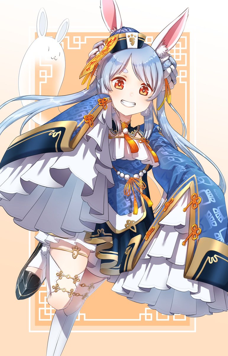 ペキョンシーきtら👯‍♀️ #兎田ぺこら新衣装お披露目 #ぺこらーと