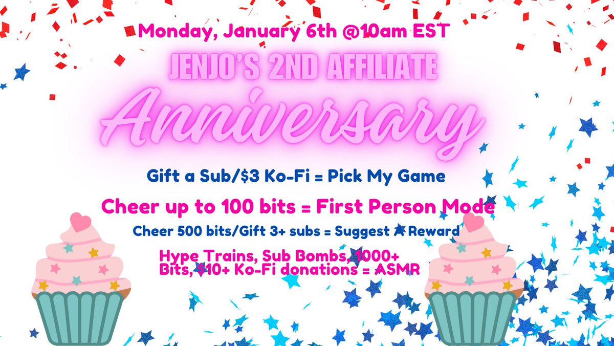 A picture's worth a thousand words, and a thousand bits is worth ASMR for 10 minutes.
 Open to suggestions for rewards for future streams as well! &lt;3 See you Monday, and thanks for being here!