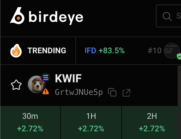kventinwif's tweet photo. 🐾✨ BIG PAW THANK YOU, FRIENDS! ✨🐾
Wow, in just the last 30 minutes, KWIF is up almost 3%! 🚀💫
I’m beyond thankful for your amazing support! 🌟 Let’s keep this fluff train rolling together! 🐶💖
Big paw of gratitude from the DOGEVERSE! ✨
#KWIF https://t.co/C4uwZvfwW9