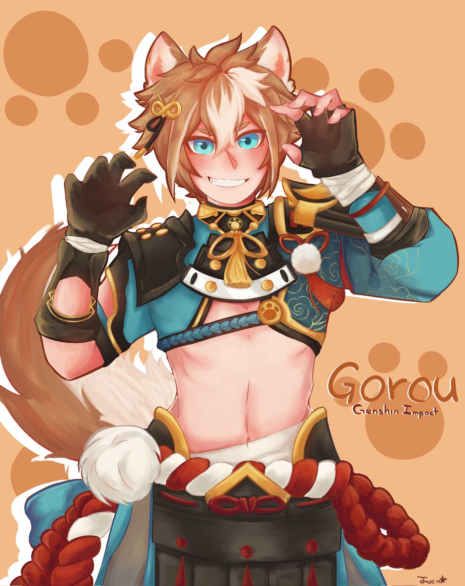its_ixem's tweet photo. General Gorou, del ejército dé resistencia de la Isla Watatsumi, ¡listo para servir!
.
.
.
Fanart de Gorou ♥️🐶
#GenshinImpact #Genshinimpactfanart #GenshinImpactgorou
#Gorougenshinimpact
#fanart #videogamefanart #Gorou #boyfanart #digitalart #digitaldrawing #krita #animeboy https://t.co/Oc9vZqe29Q