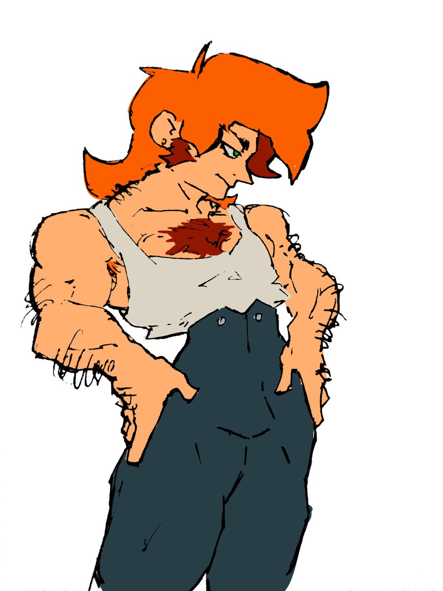 Ruth_bites's tweet photo. Dann: básicamente una versión masculina de Ruth, aunque solo comparte el aspecto físico, ser peludos y malhumorados, el es mas tranquilo y mucho menos agresivo.

y tiene mucho mas pelo que ruth desde el ombligo hasta sus jugosas bolas. https://t.co/ESd6Xk6sjK