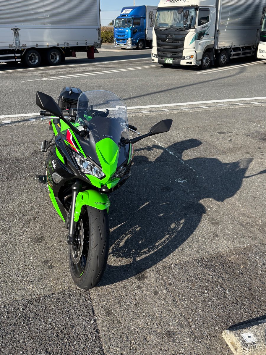 新しいジャケット（福袋）のテストに石川PAへ　#Ninja650