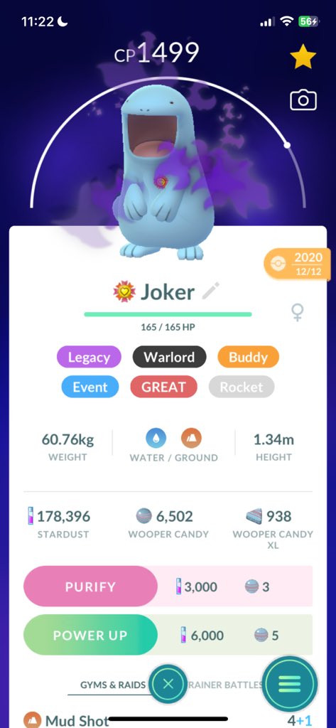 bino90psy's tweet image. Quagsire's Day - January 1st, 2025

Thank you, my dear "Joker" Quagsire for adventuring with me and for your dear devotion to countless battles that you have been supporting me and team on the road to Legend rank, season to season.

You are loveable, adorable.

#90psy #PokemonGO
