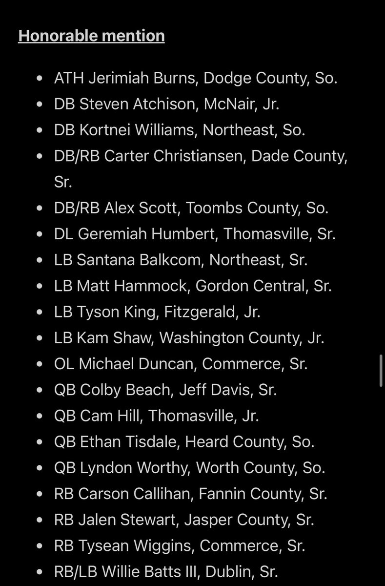 JeffDavisfbRecruits (@jdfbrecruits) on Twitter photo Congrats to c/o 25 QB Colby Beach on being named to the <a href="/AJCsports/">AJC Sports</a> Honorable Mention Team!!! <a href="/ColbyBeach_2/">Colby Beach</a> Congrats to c/o 25 QB Colby Beach on being named to the <a href="/AJCsports/">AJC Sports</a> Honorable Mention Team!!! <a href="/ColbyBeach_2/">Colby Beach</a>