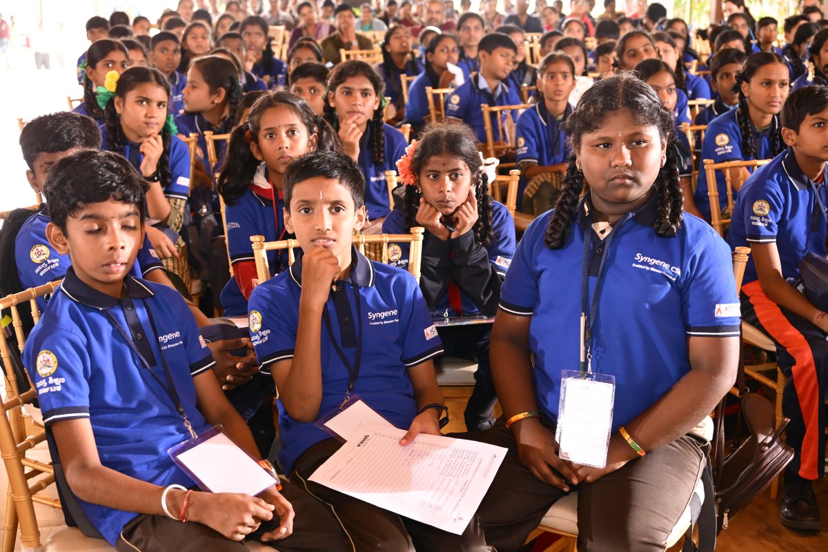 The 2024 edition of Synquizitive created a lot of buzz &amp; excitement around science &amp; tech. Organized at a bigger scale, the annual science quiz competition engaged 10,000+ students from 200 Govt. schools across Bengaluru, Dakshina Kannada &amp; Hyderabad. <a href="/SyngeneIntl/">Syngene International</a> <a href="/AgastyaOrg/">Agastya International Foundation</a>