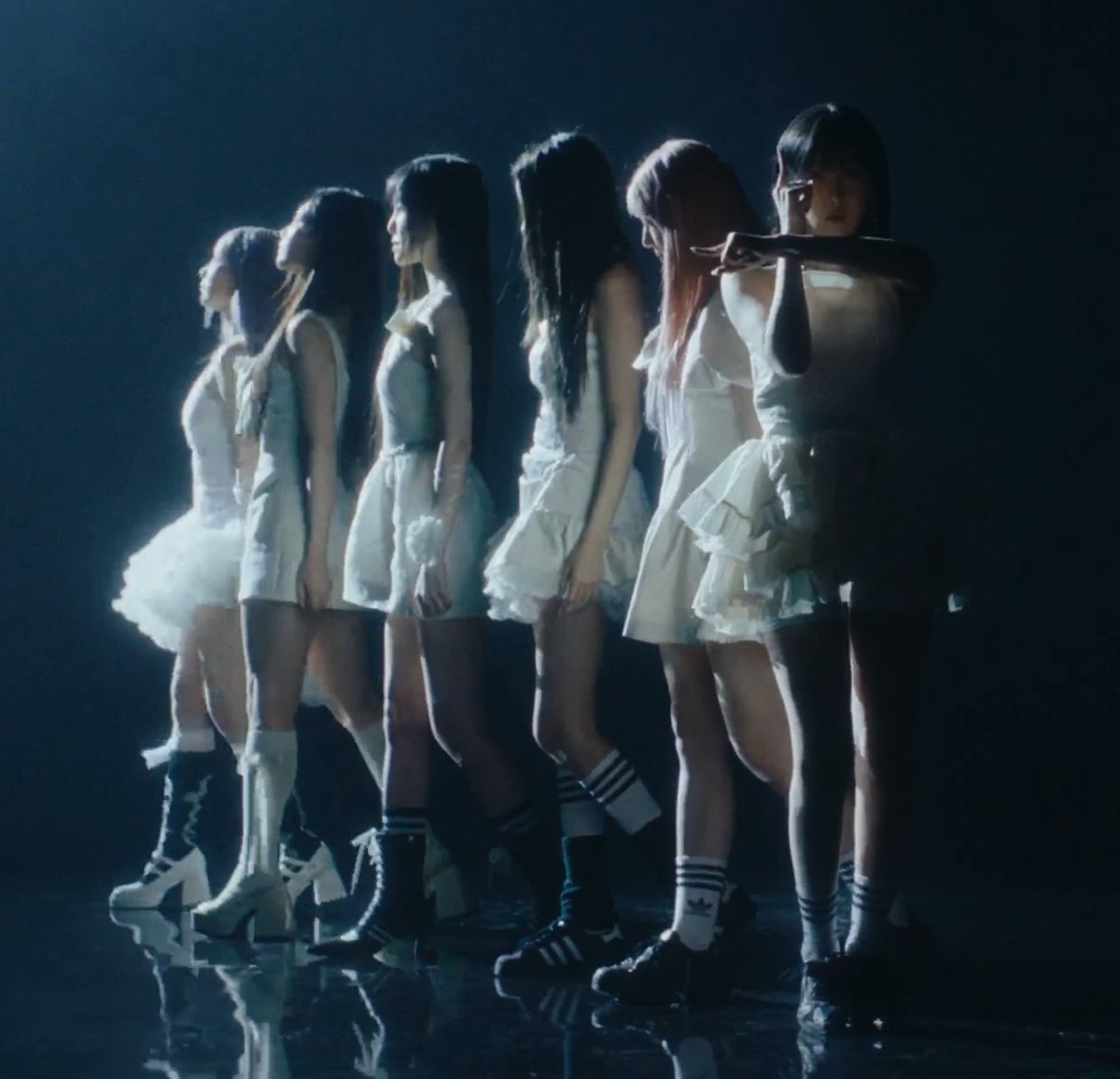 3 wearing shoes, 3 wearing heels lmaoooo