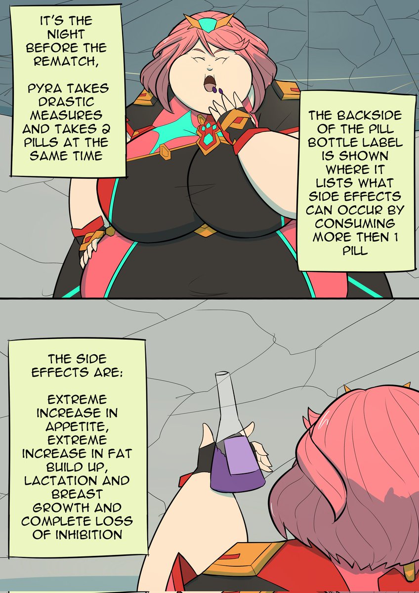 FatMythra's tweet photo. Pyra and Mythra Sumo Weight Gain Comic

Pages 9-12

Commissioned from Cvetkanille on DA https://t.co/at5Mu6I4aR