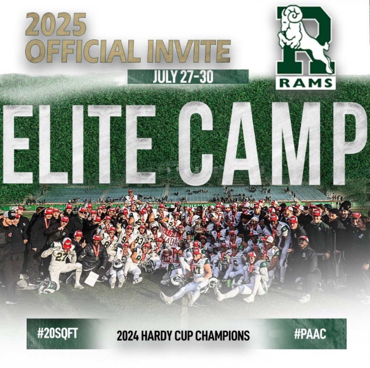 Thank you <a href="/CoachB_Anderson/">Bruce Anderson</a> for the elite camp invite!