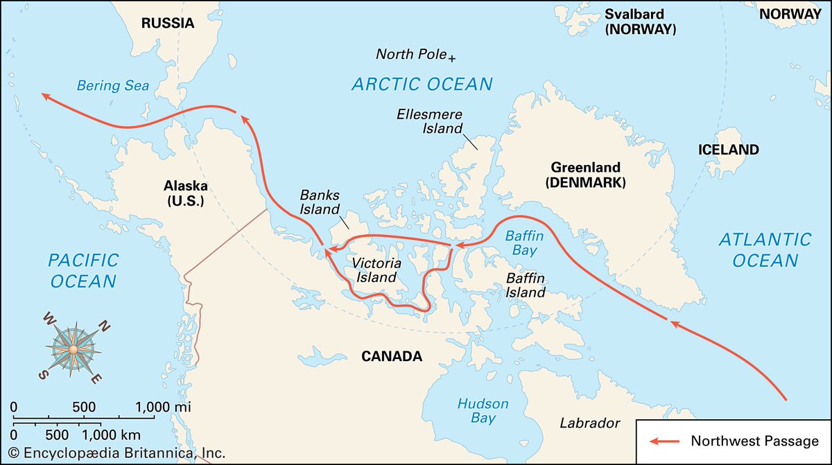 BluePolitics2's tweet photo. Really curious: does @Starlink  have service through the Northwest Passage? It'd be really cool for someone to sail it and stream the whole journey. https://t.co/xzGxCdCDwA