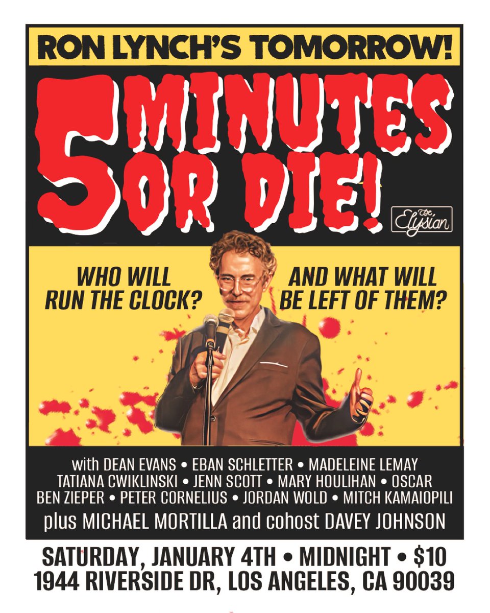 Come see this fun show! Do more weird stuff this year! See a show at MIDNIGHT! SOON!