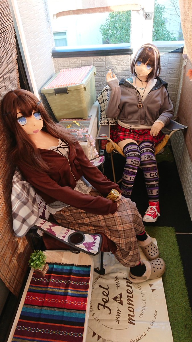 夕方はゆっくりベランダでコーヒータイムです(о´∀`о)🎵