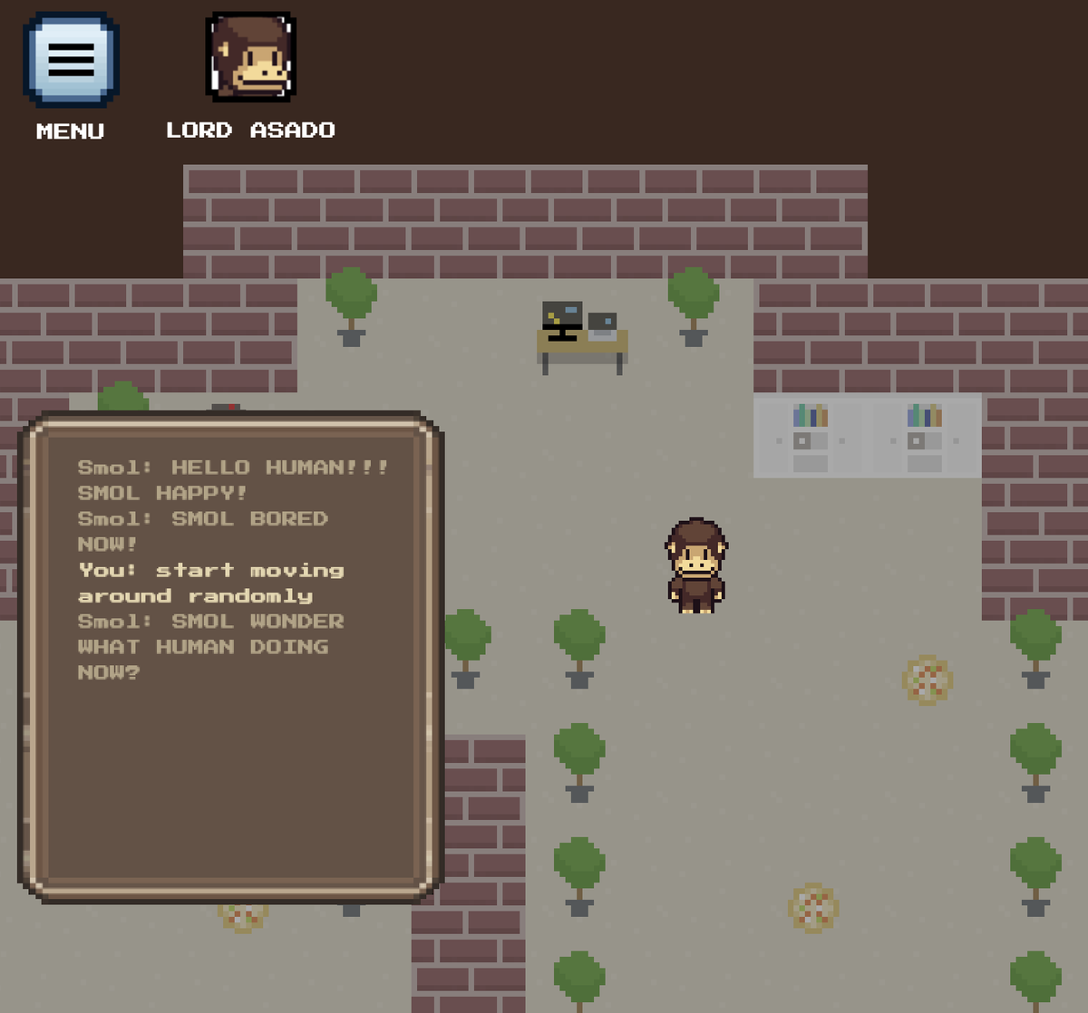 Smol decided to call me a human twice today. I've never heard him call me that before lol