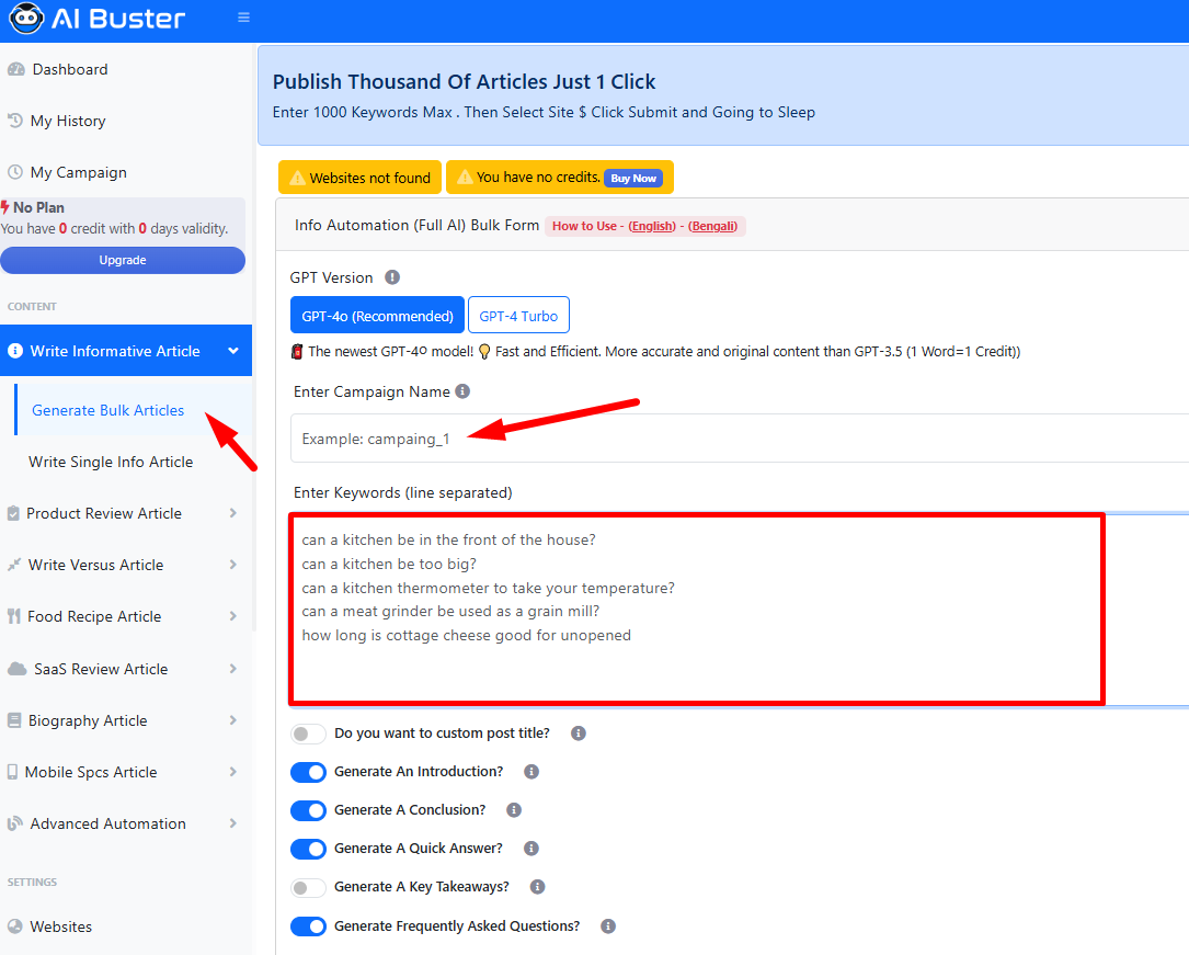 ai_busters's tweet photo. Does writing content feel like a hassle? 🤔

With AI Buster, the task becomes incredibly simple!

Imagine writing 10 or even 100 articles at once, all in just a few clicks. https://t.co/kfUcEG0ndO