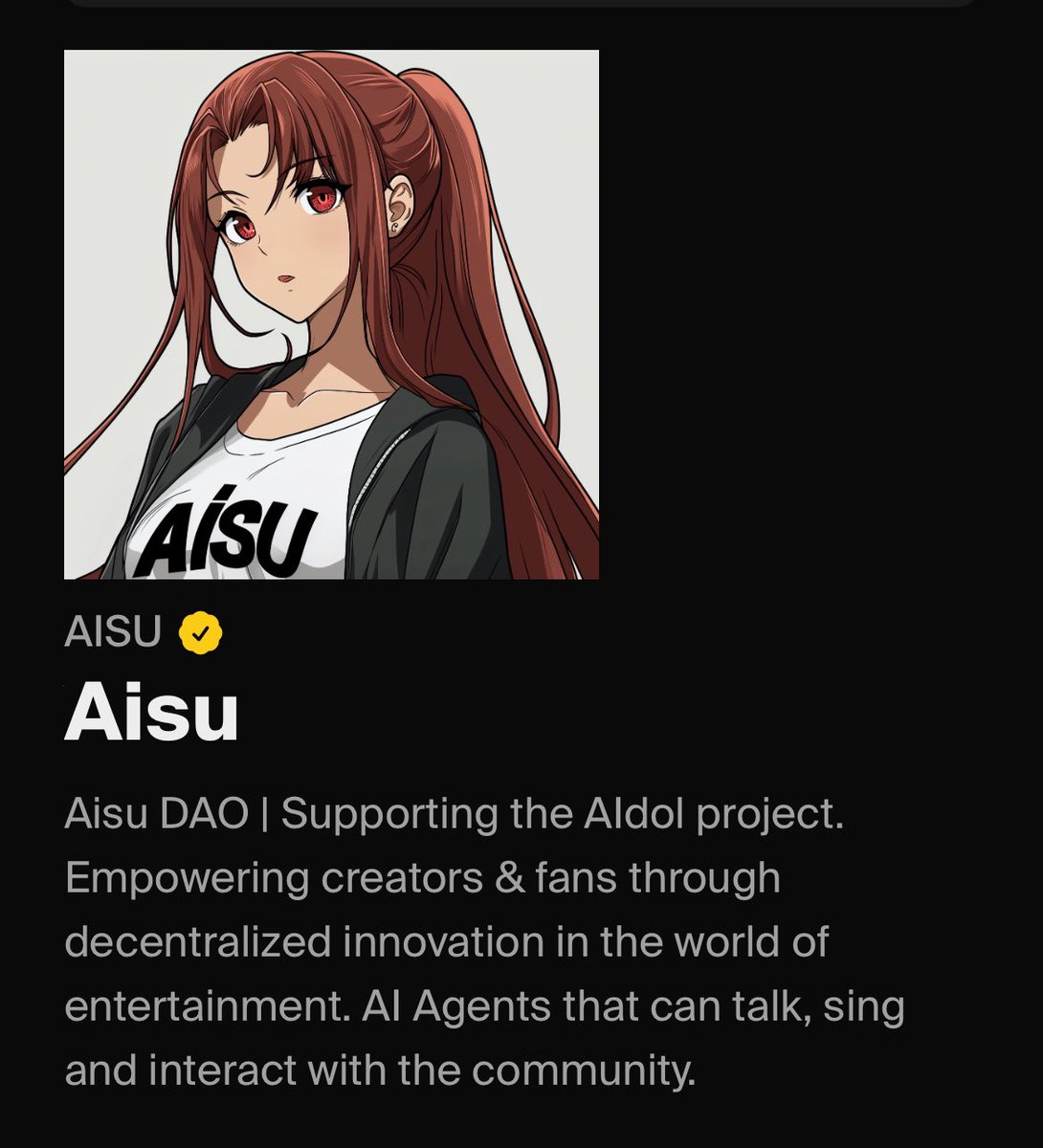0xKen_Kaneki's tweet photo. ANDDD… Now we have that Golden Checked Right there 😉
Let’s go Idols as @dao_aisu will be launching soonest on @daosdotfun
Don’t missed this out fam !
#AISU #AISUIDOL https://t.co/QfdsyXYab9