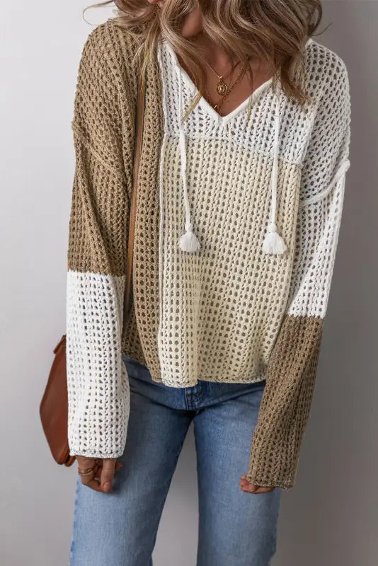 FashionfitzX's tweet photo. - Lightweight Jumper - Hollow-Out Tie V-Neck  £33.99   https://t.co/xBh3rcAsF5 https://t.co/smFNcT2ada