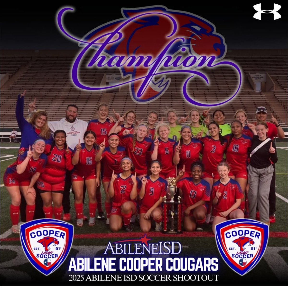 Cooper_boosters's tweet image. Congrats lady Coog soccer!!!!! ⚽️