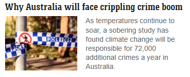 The climate spastics sinking to new lows...