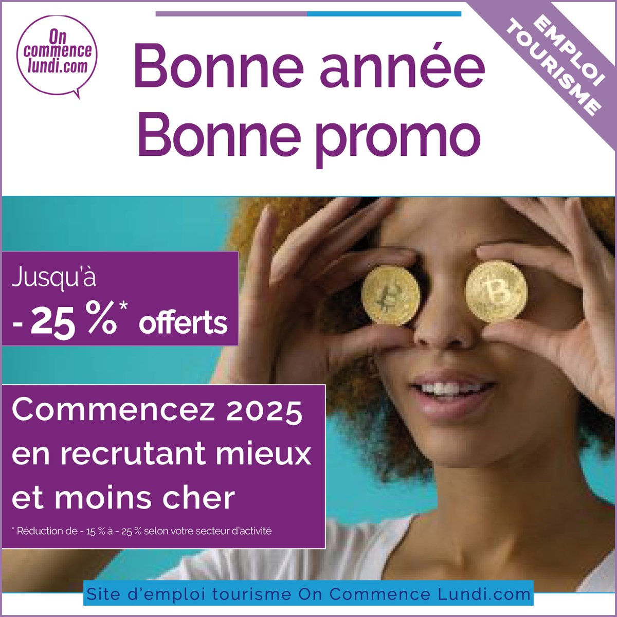 oncommencelundi's tweet photo. 💥 #PROMO RECRUTEUR 💥 janvier 2025
🎁Jusqu’à - 25 % sur votre publication d'offre d'emploi #TOURISME
..
🏃Profitez-en jusqu'au samedi 18 janvier 2025
..
👉 https://t.co/K6b0PB90qz
..
L'équipe très sympa du site d’emploi tourisme #OnCommenceLundi https://t.co/hRD0eLK7fe