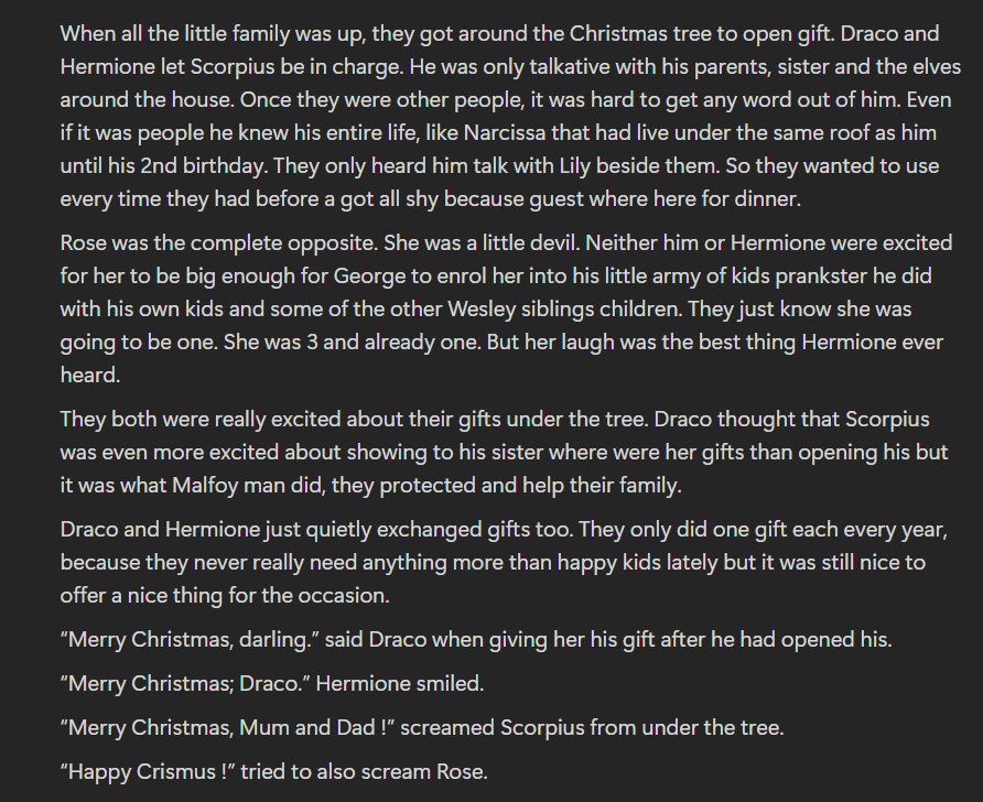 Chap 25 - Happy Christmas ! : 25th Christmas 2013
x.com/hpadventprompt…