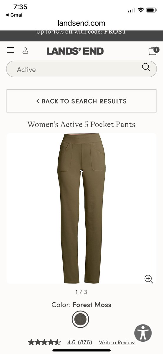 denreynkat's tweet photo. @AskLandsEnd Please tell me these pants aren’t going away⁉️I just love them (wear black pair all the time) &amp; hoping to get blue color. I’m just not a fan of the green… https://t.co/qr8ePcpOMy