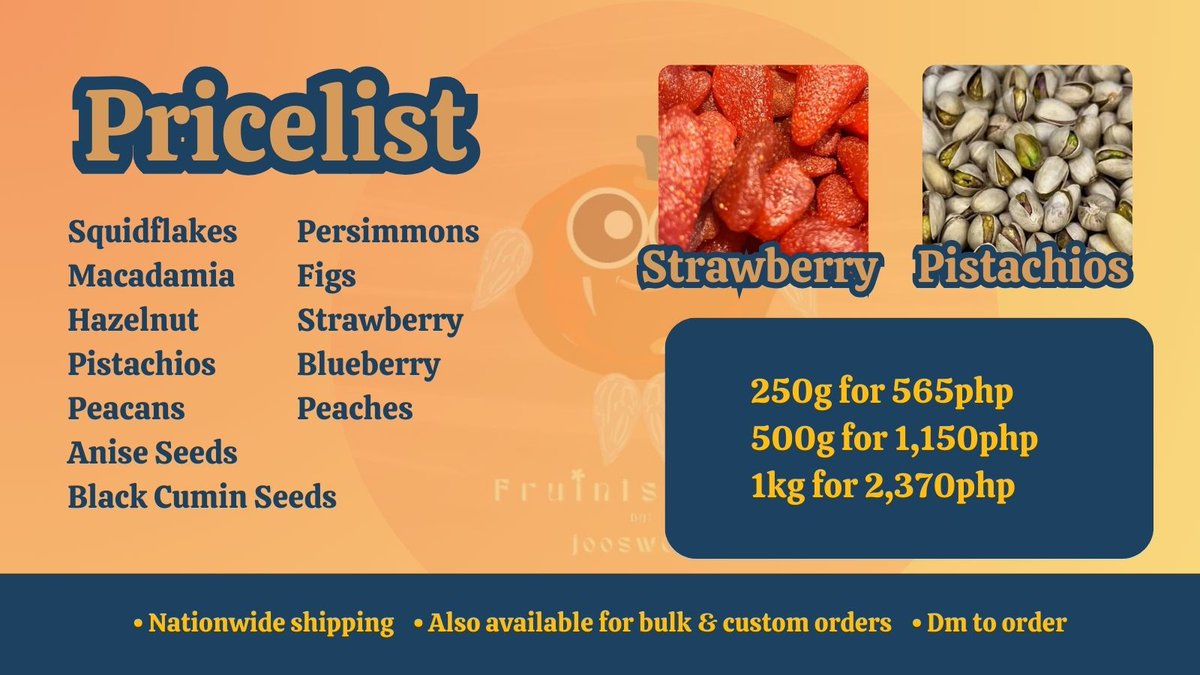 jooswonie's tweet photo. Updated Pricelist for 2025 https://t.co/AvMjC4SYMN