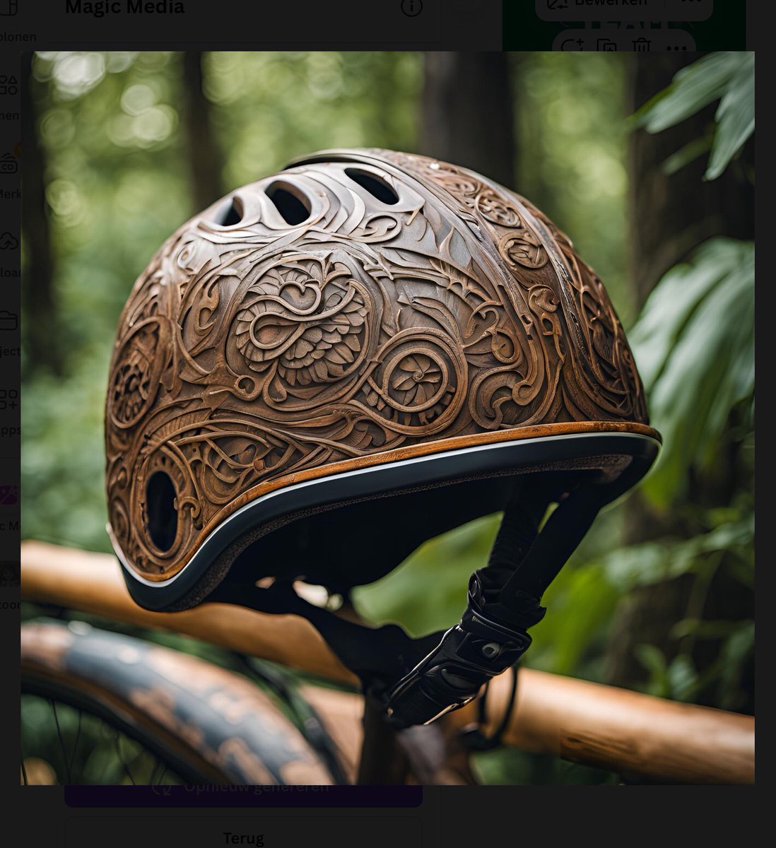 Ik lees een artikel over fietshelmen in Denemarken in <a href="/volkskrant/">de Volkskrant</a>. Krijg spontaan inspiratie voor een #vikinghelm.