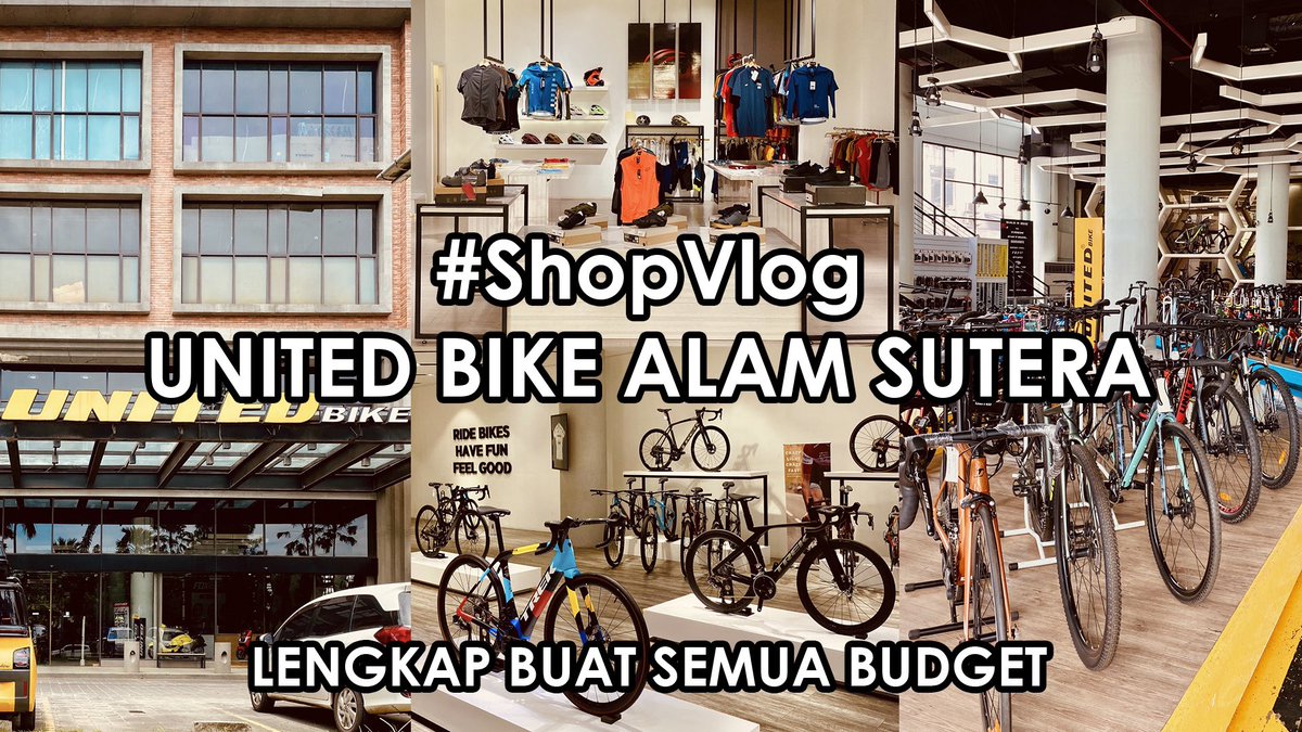 Bakmi_Cyclist's tweet photo. Kali ini gue ajak kalian gerebek toko sepeda yang cukup lengkap. Silahkan tonton videonya di sini: https://t.co/7HCm61vAeG and thank you for your support! π
#bakmicyclist #gowes #cycling #cyclists #shopvlog #united #bike #buildabike #toko #sepeda #alam #sutera #tangerang #trek https://t.co/vGv6y9DQoh