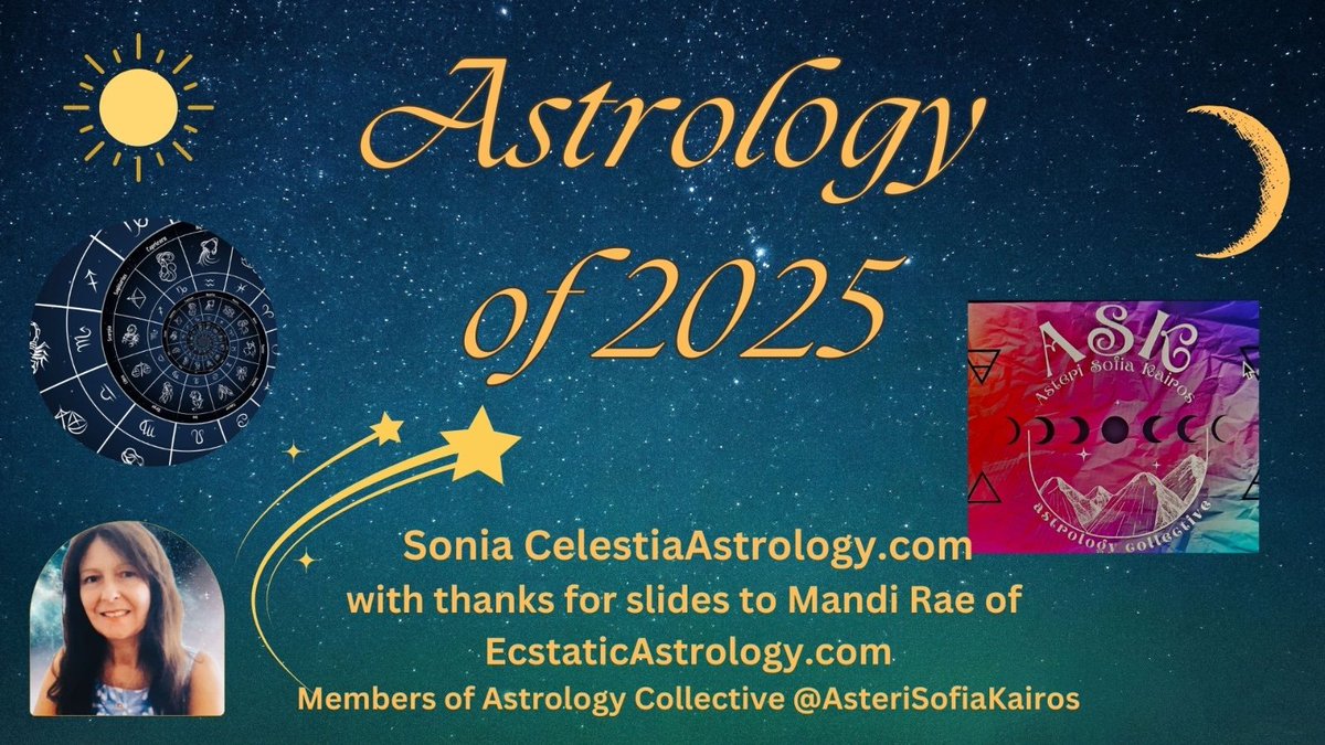 HAPPY NEW YEAR ALL!! ♡♡♡ 

EDGEWAYS is back on Sat 11th Jan for the first session of 2025! "Astrology of 2025" with the wonderful Sonia of <a href="/CelestiaAstro/">Celestia Astrology</a> from 20:00 GMT. 

2025 is seen by many astrologers as a year of transitions. A bridging year that will first introduce...