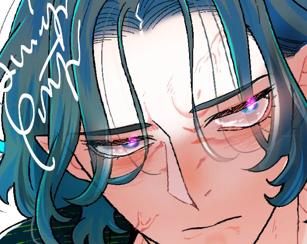 こわいかお描くのだ〜いすき