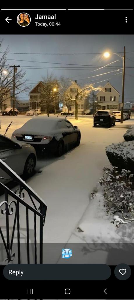 Today, our village had snow, and it covered the ground. Everyone went outside to take pictures, but I didn’t join them because I already know what snow is like.