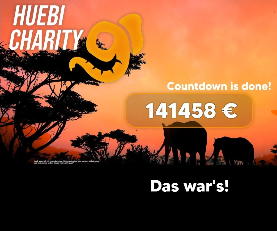 WeebShadowM's tweet photo. Das war's!...ein weiteres Jahr #HuebiCharity9. 
Einfach nicht in Worte zu fassen, was in den 24h angesammelt wurde. Liebe geht raus an jeden der dabei war und ein großen Applaus an @Huebi_LP der das alles ein neuntes Mal auf die Beine gestellt hat. https://t.co/KC1SuJDJfp