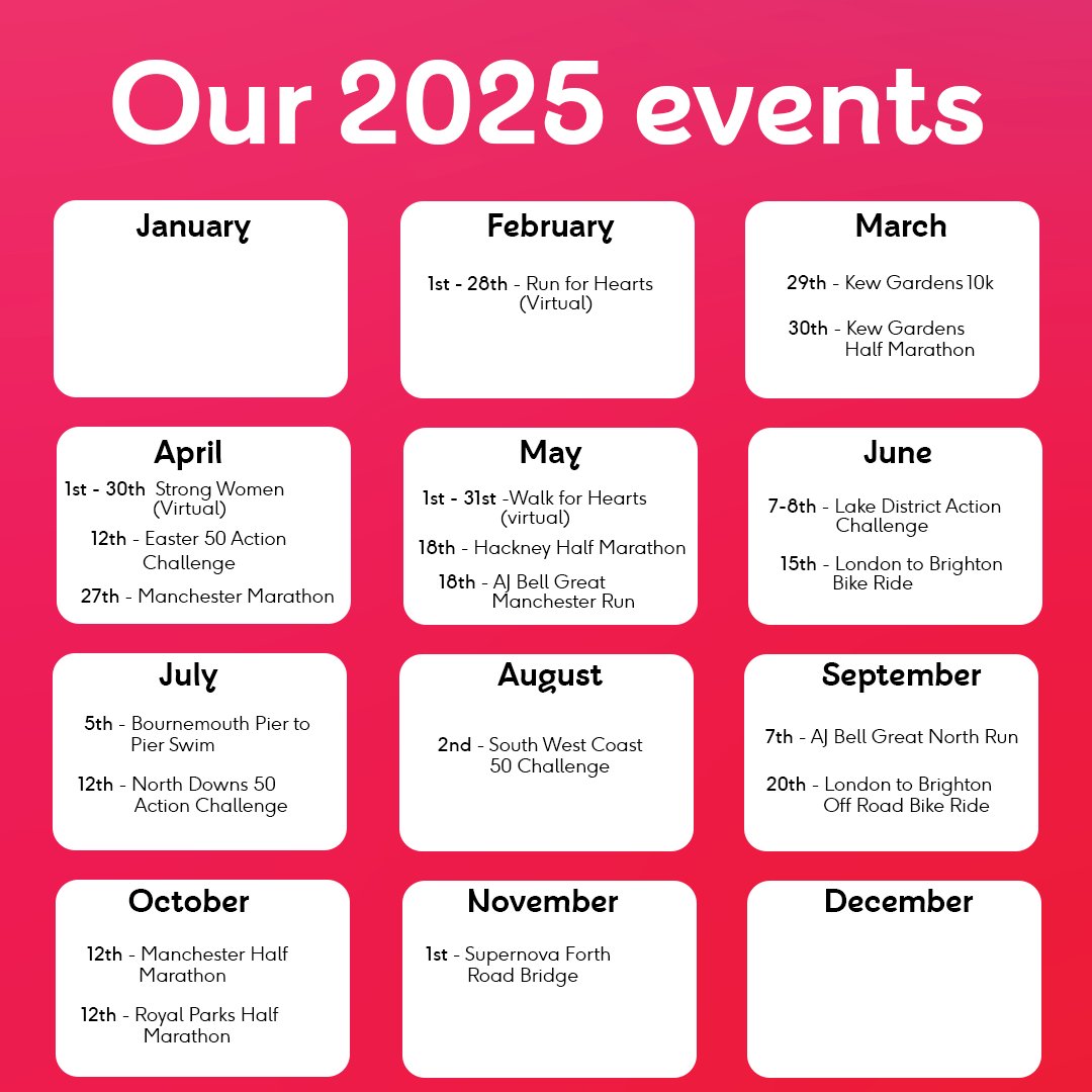 british-heart-foundation-on-x-check-out-our-exciting-event-calendar-for-2025-now-including-virtual-challenges-save-the-dates-and-let-s-make-2025-a-year-of-hearty-milestones-by-taking
