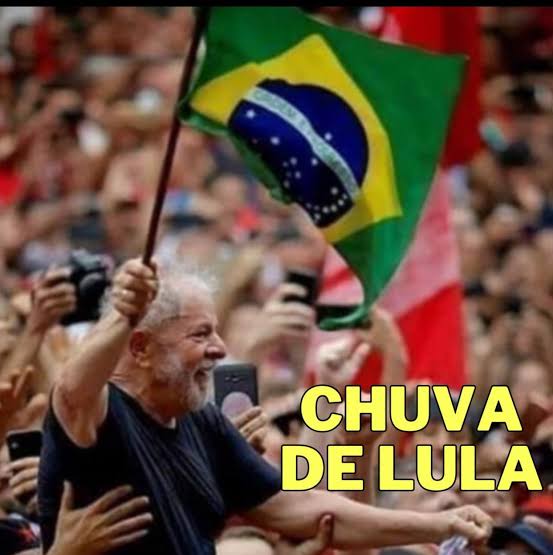 CostaJr2023's tweet photo. Petistas, Esquerdistas, Progressistas, Lulistas aqui no X, vamos de CHUVA DE LULA!!! https://t.co/v8fIxZ5PRY