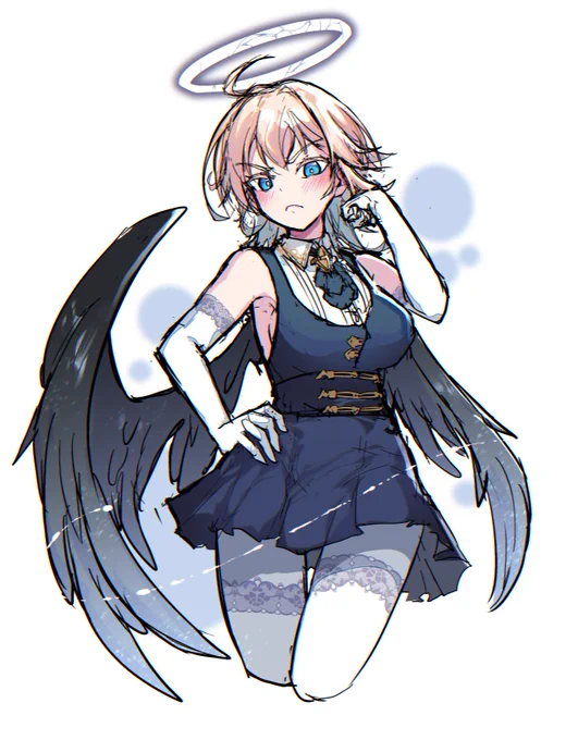 ぷっコクシリーズ以外のオリキャラってキャラ同士絡ませる事あんま考慮して無かったから物語として広げにくい面があったんです。悪魔男子とシスター作った事で既存のオリキャラで‥エリート悪魔、自分の事をまだ天使と思い込んでる堕天使、ショタに手出して魔女狩りで燃やされた元修道女のレイス。 