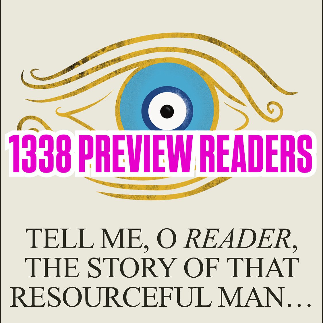 Thank you so much to the 1338 people who have read the You Are Odysseus preview so far!

If you haven’t yet: YAOLJB.Wordpress.com NOW!

5 years in the writing, full book coming this year!

See what other people are saying about it at the link!