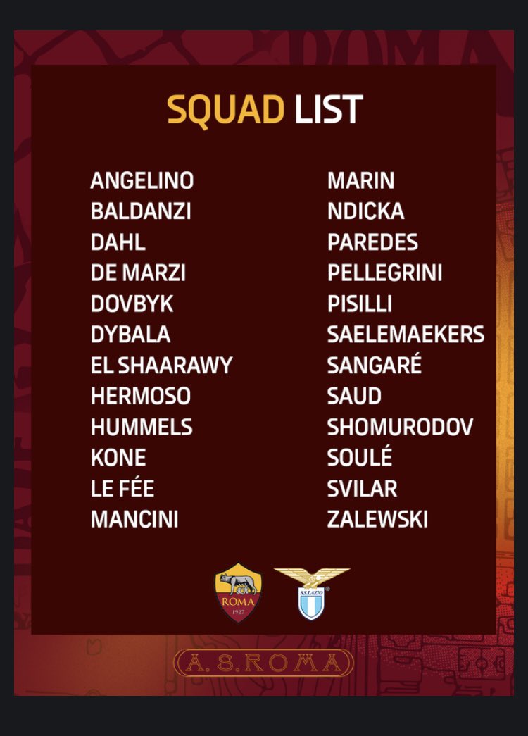 MineoFabrizio's tweet image. Stasera è Roma contro Lazio.
Il cuore batte forte, l’anima giallorossa è pronta a esplodere.
Forza Roma, facci sognare. 💛❤️
#DerbyDellaCapitale #ForzaRoma #MaiSoli 
@OfficialASRoma