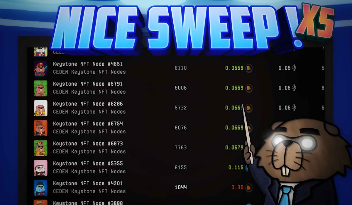 🧹🦫🧹SWEEP ALERT🧹🦫🧹