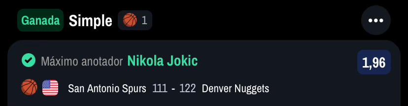 Cheti365's tweet photo. ✅ Pues salió la cuota 7 (sin Cam Thomas cuota 3.5) y por el canal pleno en la NBA 😁

Ayer descansamos del menú, 200 likes y lo preparo además de los picks del canal 👨🏻‍🍳 https://t.co/jeoG7yHmmN