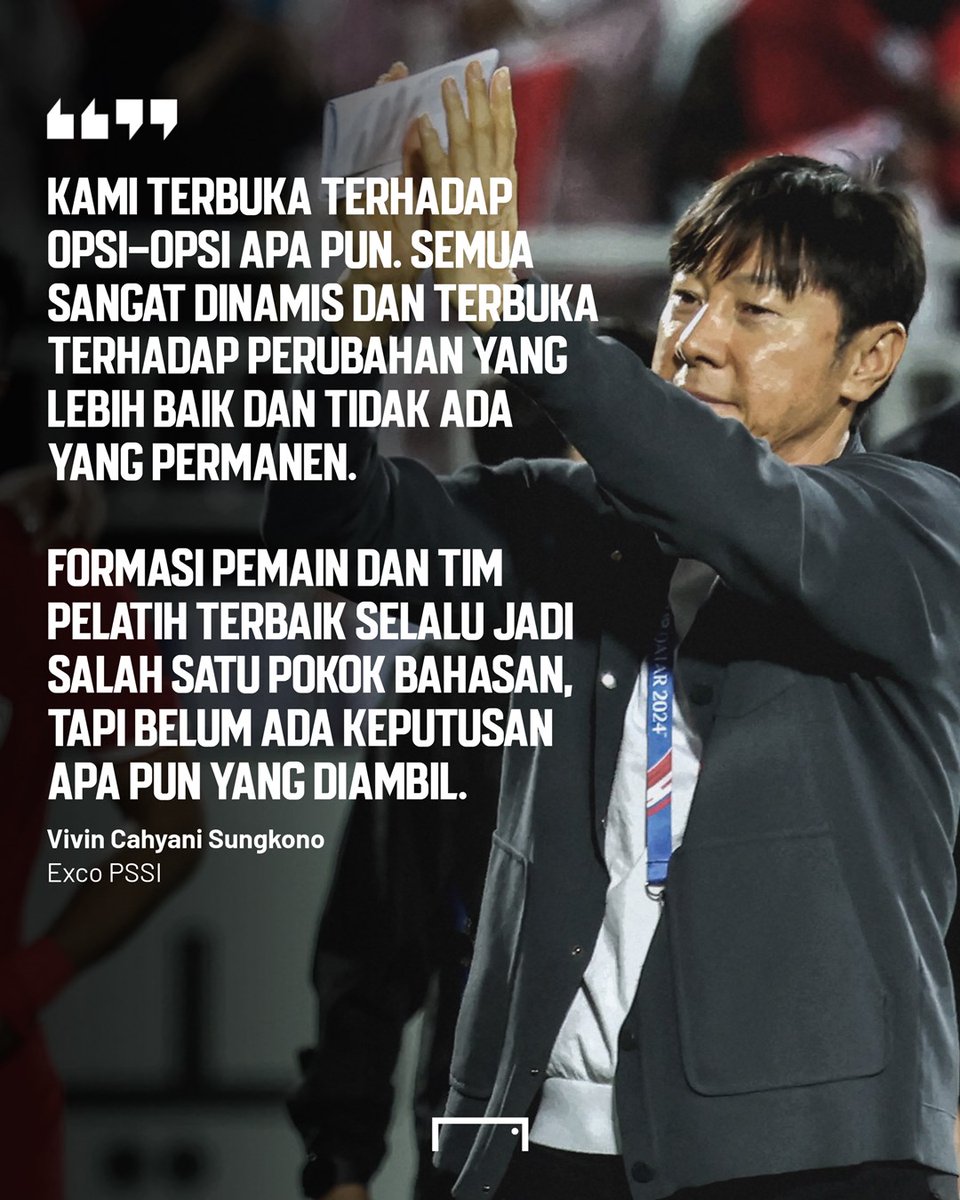 Dua Exco PSSI telah mengisyaratkan 'perubahan' 😢

Apakah Piala AFF jadi akhir pengabdian Shin Tae-yong di Timnas Indonesia? 👀

#PSSI #STY