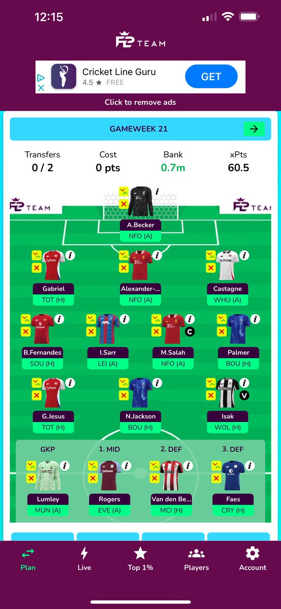 iHitNMiss's tweet photo. Any dilemmas - benching headaches/captaincy issues/ transfers. 💬

Drop them below I will answer all the issues below…..

501🌍 with 6 players left to play this week. 

Next GW looks like an easy roll for me as it stands! https://t.co/loKRe60BMO