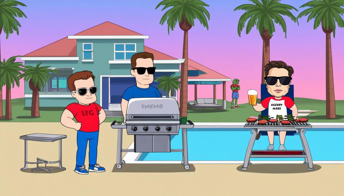 ItsMemoToken's tweet photo. $MEMO The Sunday #BBQ sesh! A feast is alway better with frens.. And yes, $PEPE missed out this time!
🔥🍔🥩🍗🍖🍻
#MeatFeast #Shibarium #Cheers #Crypto #Pepe #Floki #Doge #Shib #Bone #FrogsLegs #PepeKiller #Solana https://t.co/FzMunumrtt