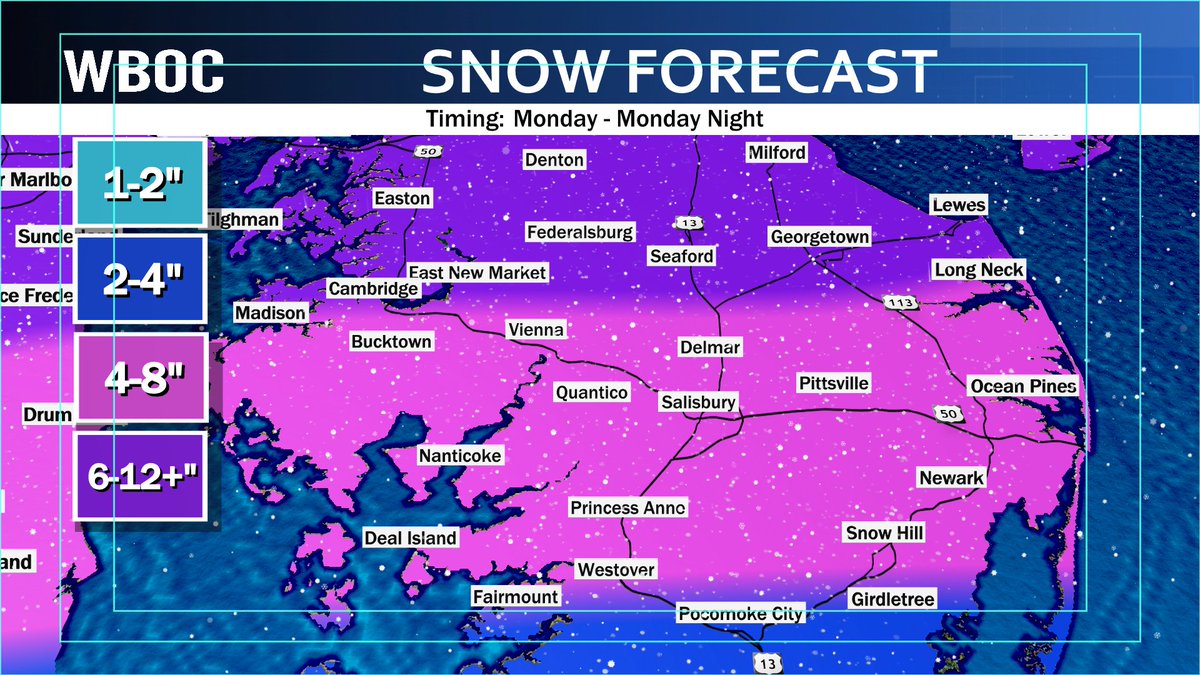MikeLichniak's tweet photo. For those not on Meta, here is my forecast for Winter Storm on Monday. https://t.co/geK1kcAZVx