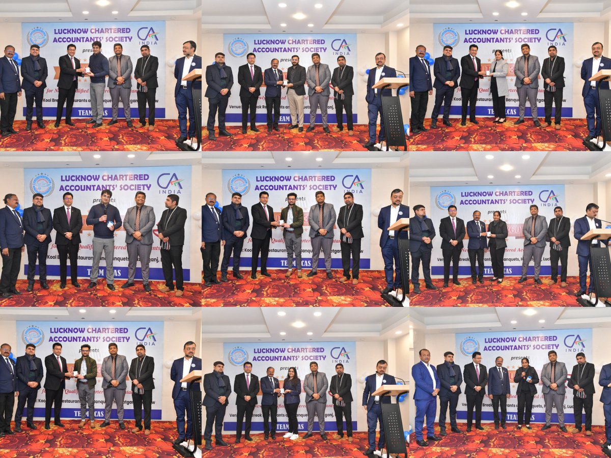 LCAS1998's tweet photo. Glimpses of "3rd Future 360" for Newly Qualified CAs Organized by LCAS at Hotel Kool Break, Lucknow.

We extend our heartfelt congratulations to all the recently qualified CAs and wish them great success in their professional journeys ahead. https://t.co/Eo2SqyIDen