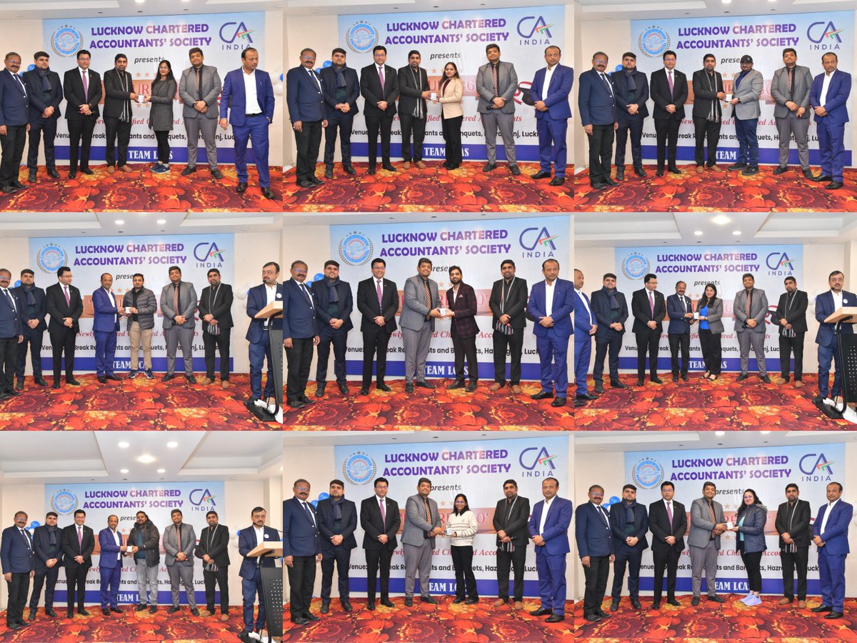 LCAS1998's tweet photo. Glimpses of "3rd Future 360" for Newly Qualified CAs Organized by LCAS at Hotel Kool Break, Lucknow.

We extend our heartfelt congratulations to all the recently qualified CAs and wish them great success in their professional journeys ahead. https://t.co/Eo2SqyIDen
