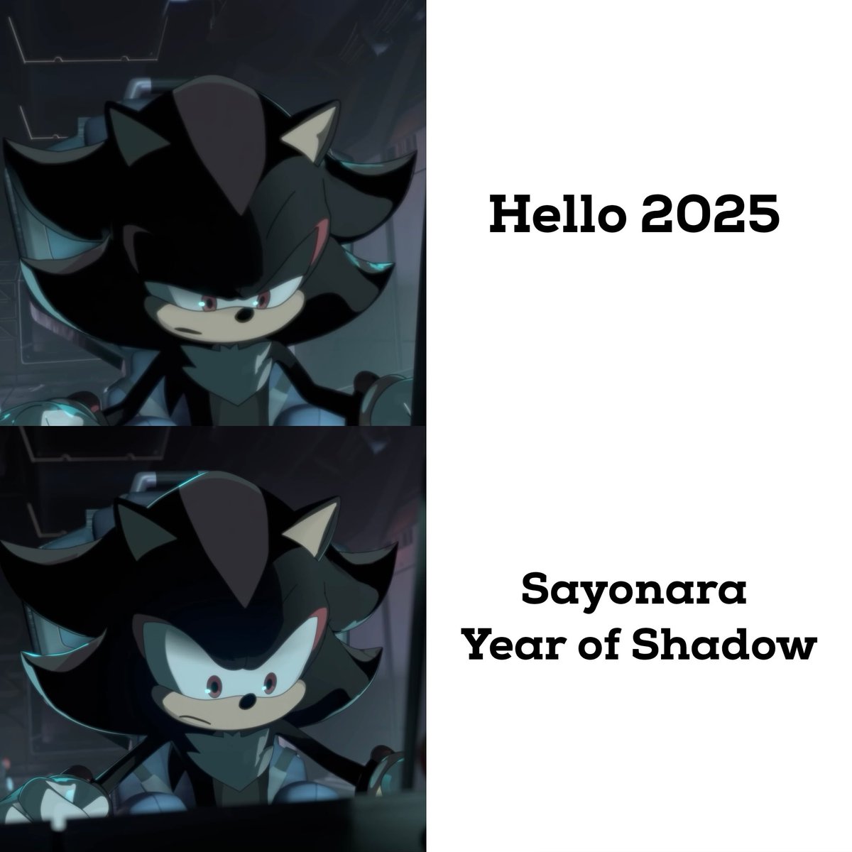 TheMediaNut's tweet photo. The Year of Shadow has come to an end. This may be the BEST year for Sonic as a whole! Thank You Shadow for reminding us, whether through games, shows, or movies, that we can all learn to be fearless!
#yearofshadow #ShadowTheHedgehog #SonicMovie3
https://t.co/AelvTlUqmj https://t.co/gKefcpyMKY