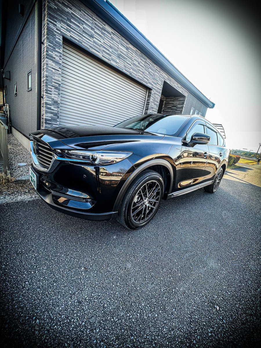 teruman8008's tweet photo. #MAZDA #cx8 #cx8のある生活 #cx8のある風景 #cx8好きな人と繋がりたい #ホイール #変更 #ROWEN #rowen #井上タイヤ https://t.co/ioxvN3Wc5o